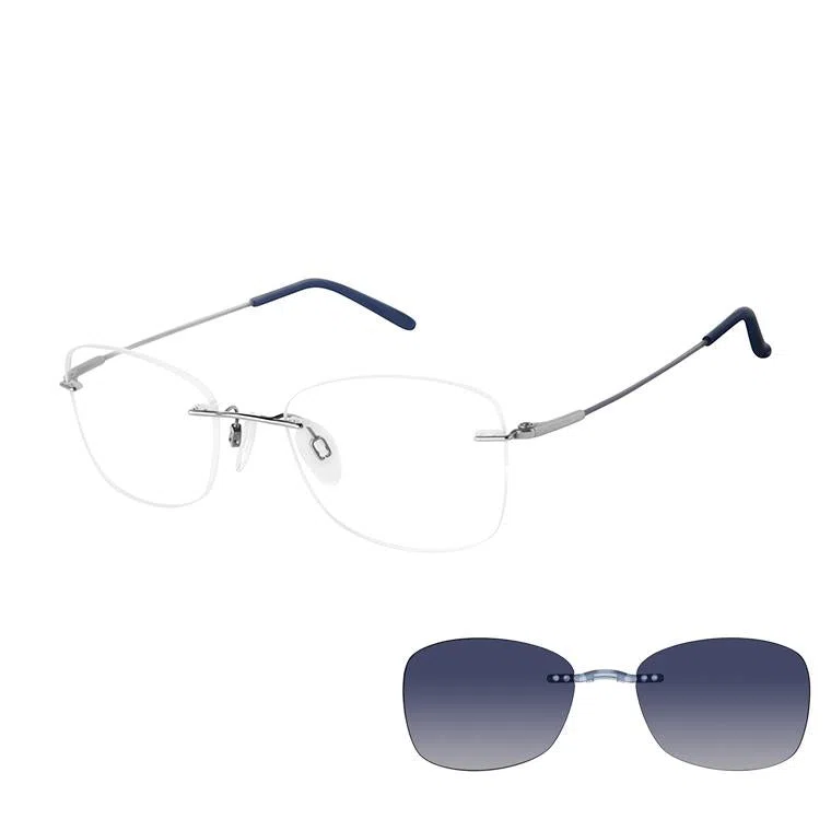 Charmant Pressure Mount TI29231 Eyeglasses - view 3